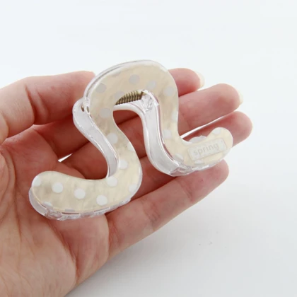 کلیپس زنانه مدل خال‌خالی