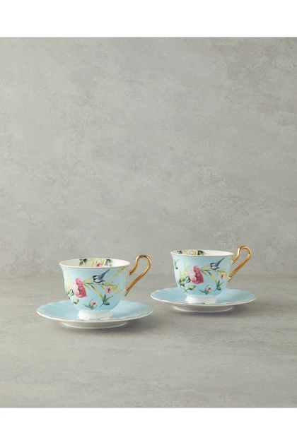 سرویس فنجان چای دو نفره English Home مدل Vanilla Bone China