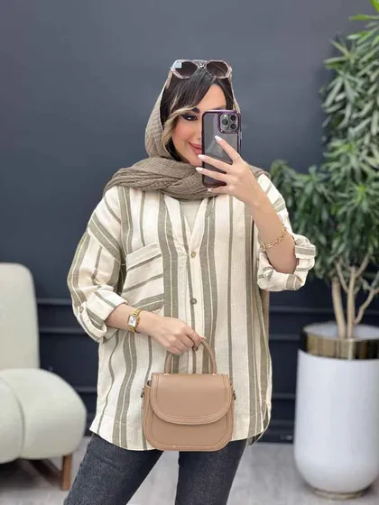 مانتو راه راه نیوشا