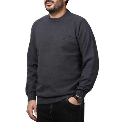 پلیور بافت فندقی مردانه مدل 659856