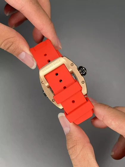 ساعت مچی ریچارد میل صفحه طرح گل قرمز Richard Mille Flower