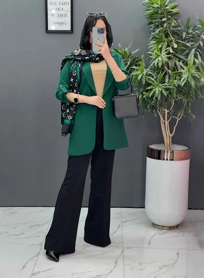 مانتو کتی آستین پاگن