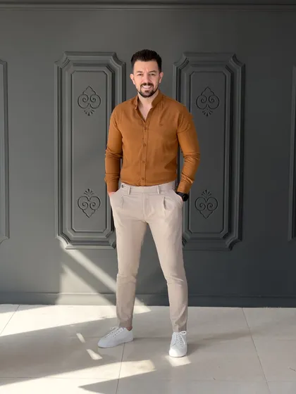 پیراهن 031501 EA شکلاتی
