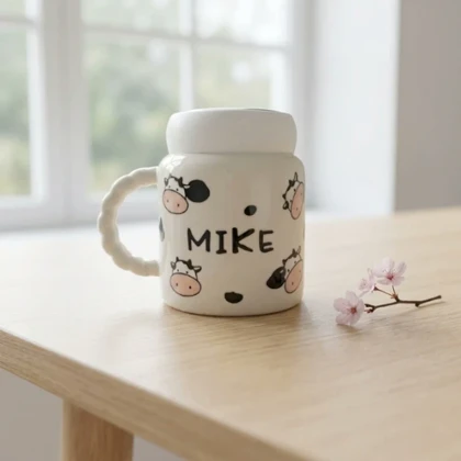 ماگ 300 میل در آیینه طرح گاوی MIKE16450