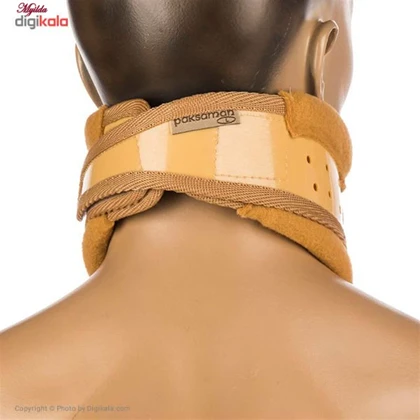 گردنبند طبی پاک سمن مدل Hard With Chain Pad سایز XL