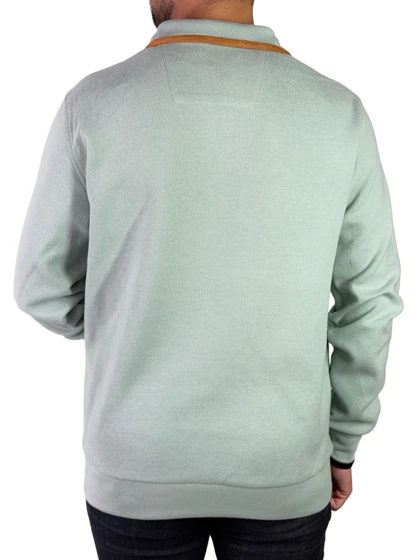 سلانیک بیسیک نیم زیپ مردانه رنگ آدامسی کد 89869