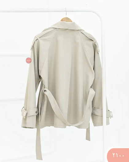 بارانی یقه قیفی 2100