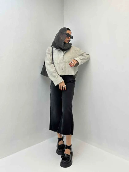 شومیز نیم‌تنه 2 جیب