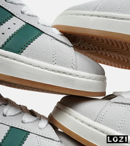 کفش کتانی مردانه و زنانه طوسی سبز ADIDAS Campus مدل 6485