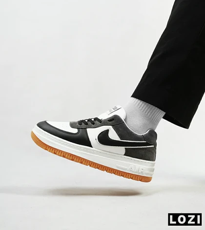 کفش کتانی بزرگ پا مشکی طوسی نایک NIKE AIR FORCE مدل 4775