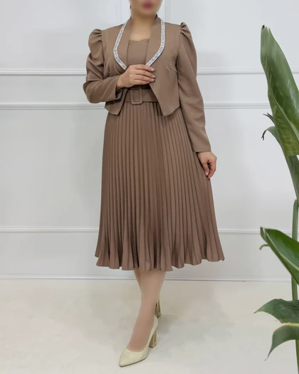 کت و سارافون مجلسی گلاریس _ کد 1081
