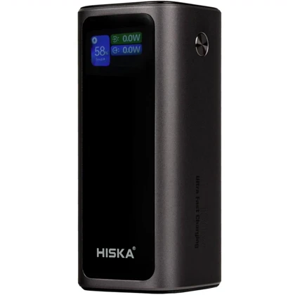 پاور بانک 130 وات هیسکا HISKA مدل HP-227PD ظرفیت 20000 میلی‌آمپر