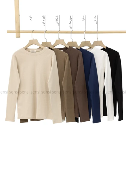 بلوز آستین بلند کبریتی کد1004551