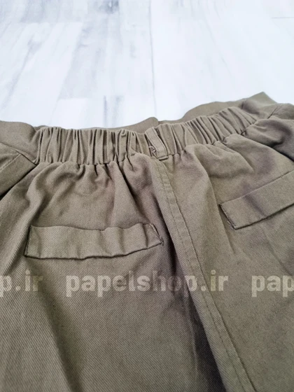 دامن جیب پاکتی جلو دکمه