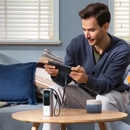 پاور بانک 25000 انکر Anker مدل A1695 توان 100 وات با کابل USB-C