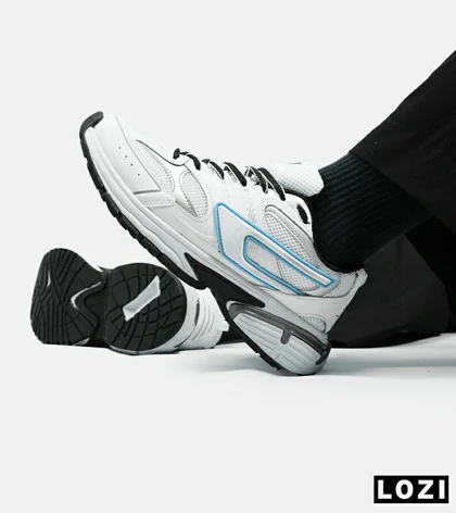 کفش کتانی مردانه سفید آبی DIESEL S-SERENDIPITY SPORT