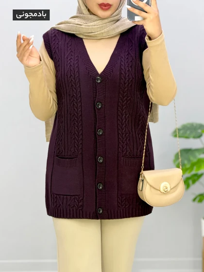 ژیله جلودکمه بافت رادنوش کد 225605