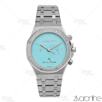 ساعت اودمار پیگه (AP) زنانه صفحه آبی تیفانی مهندسی 106157
