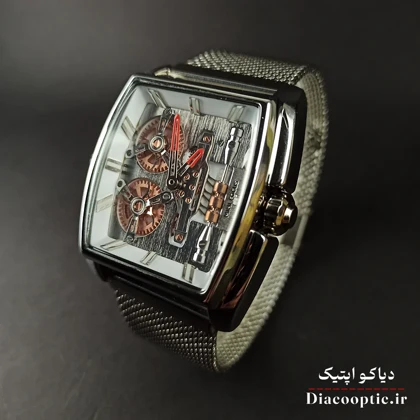 ساعت مچی مردانه اورجینال موتور ژاپن برند مینی فوکوس مدل Mf0322G.5 بند حصیری