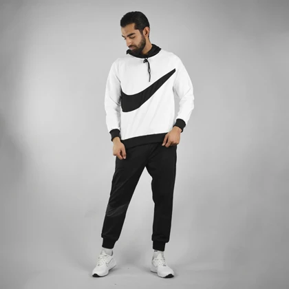 ست هودی و شلوار ورزشی نایک مدل 93018 سفید