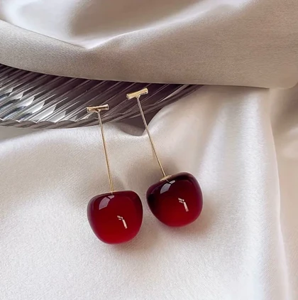 گوشواره فانتزی گیلاس