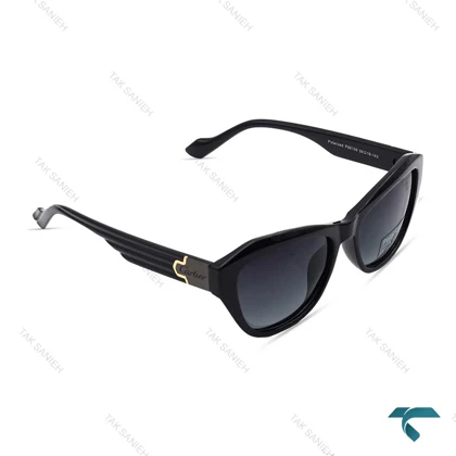 عینک زنانه کارتیه پولاریزه مشکی Cartier-7551-L