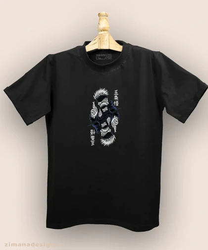 تیشرت مردانه و زنانه طرح جوجوتسو کایزن شخصیت ساتورو گوجو کد 904