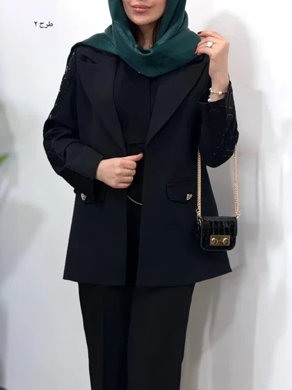 مانتو مجلسی سوزندوزی سایه