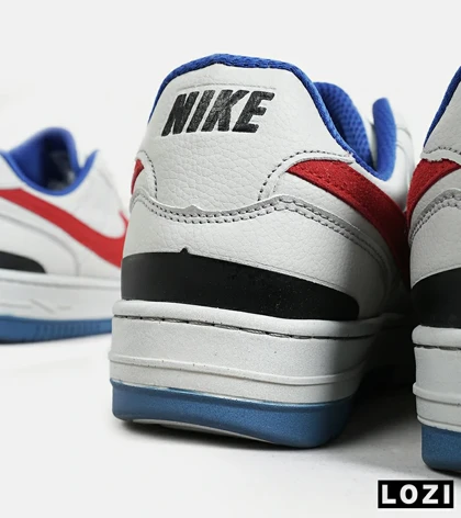 کفش کتانی بزرگ پا مشکی سفید آبی قرمز نایک Nike Gama Force Sail