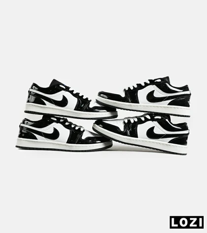کفش کتانی مردانه سفید مشکی نایک NIKE jordan 1