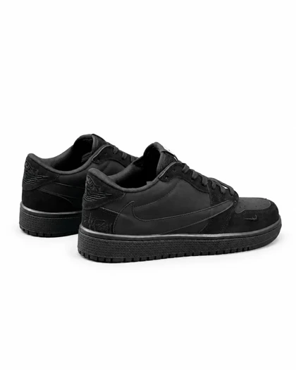 کفش کتانی مردانه مدل نایکی ترویس مشکی 2 Nike travis