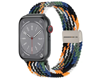 بند مگنتی بافته شده اپل واچ 42، 44، 45 و 49 میلی‌متری ویوو WIWU 42/44/45/49 Braided magnetic watch band Wi-WB004