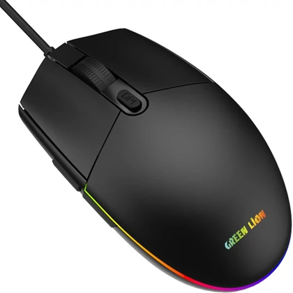 ماوس سیمی گیمینگ گرین لاین Green Lion مدل GL-WM8 با نور RGB