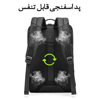 کیف کوله پشتی لپ تاپ 15.6 اینچی ضدآب اورجینال بنج BANGE 2913