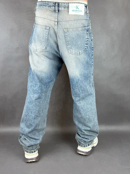 شلوار نیم بگ مردانه کثیفشور ساده 123