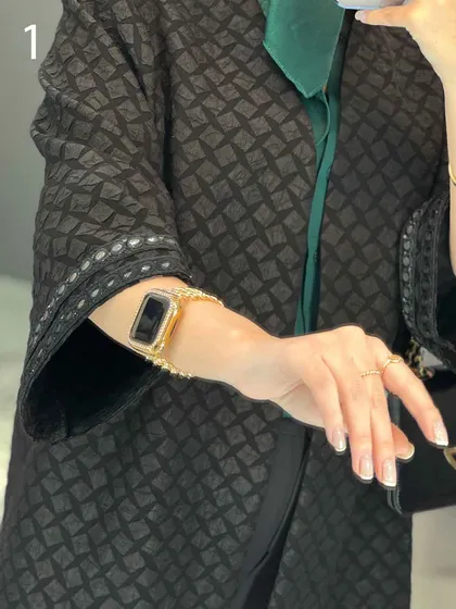 مانتو کتی آستین پولک دوزی