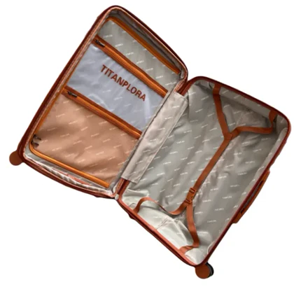 چمدان نشکن تیتان پلورا مدل TITANPLORA - TP6666 LARGE TRAVEL IN STYLE سایز بزرگ