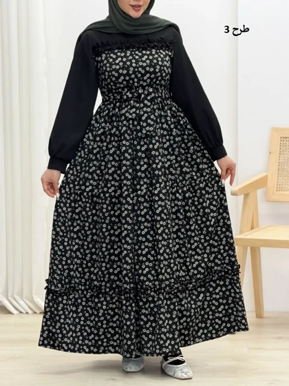 4293-پیراهن مزونی لاوین