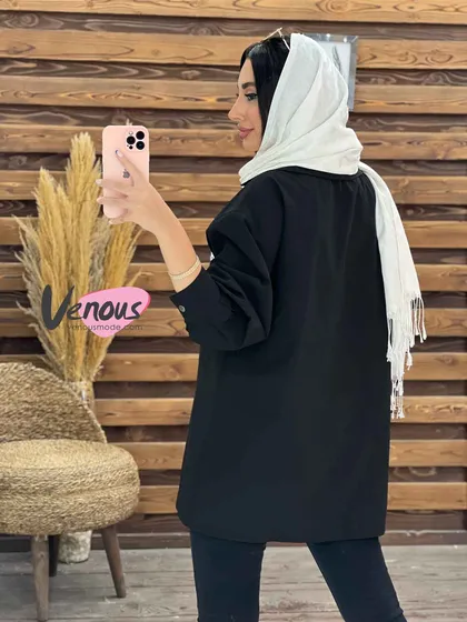 مانتو ترکیبی خامه دوزی