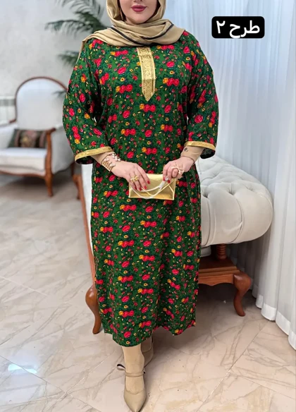 پیراهن نخ طلاکوب 3167