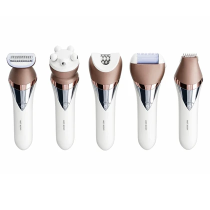 کیت اپیلاتور بی سیم گرین لاین مدل Cordless Epilator 1 in 5 چند کاره
