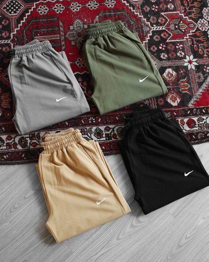 شلوار اسلش دو نخ برند نایکی در رنگ بندی Baggy Pants Nike brand