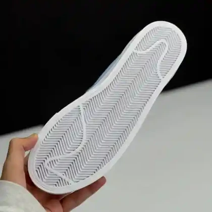 کفش نایک بلیزر لو سفید آبی Nike Blazer Low White Blue