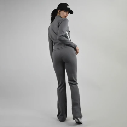 ست سویشرت و شلوار ورزشی زنانه مدل 4H0913 طوسی