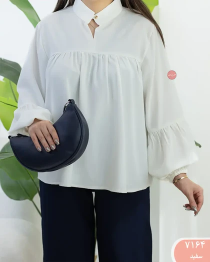 شومیز چین‌دار ایرن 7164