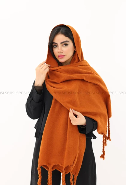 شال بافت پشمی رنگی کد1005164