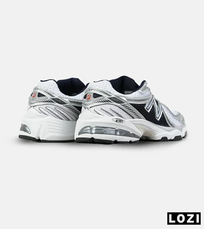 کفش کتانی بزرگ پا سفید طوسی مشکی New Balance 860 v02 مدل 8368