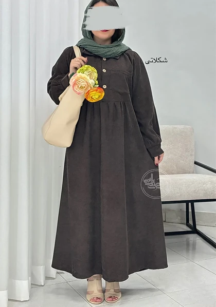 پیراهن مانتویی شیوا