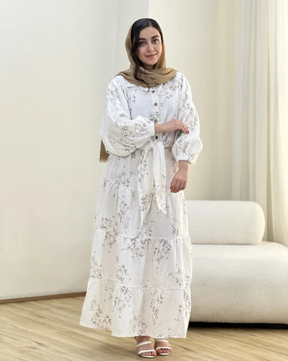 ست کراپ ودامن گلبرگ