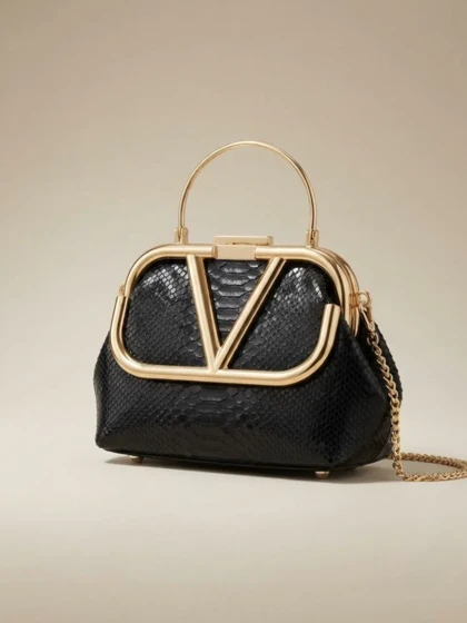کیف والنتینو پوست پلنگی Valentino ترند مد